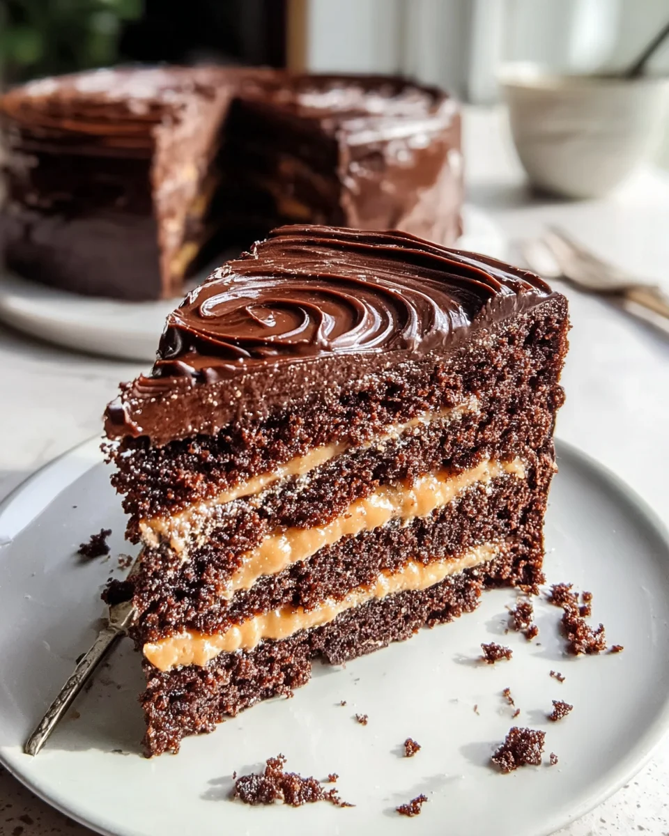 Chocolate Dulce de Leche Cake