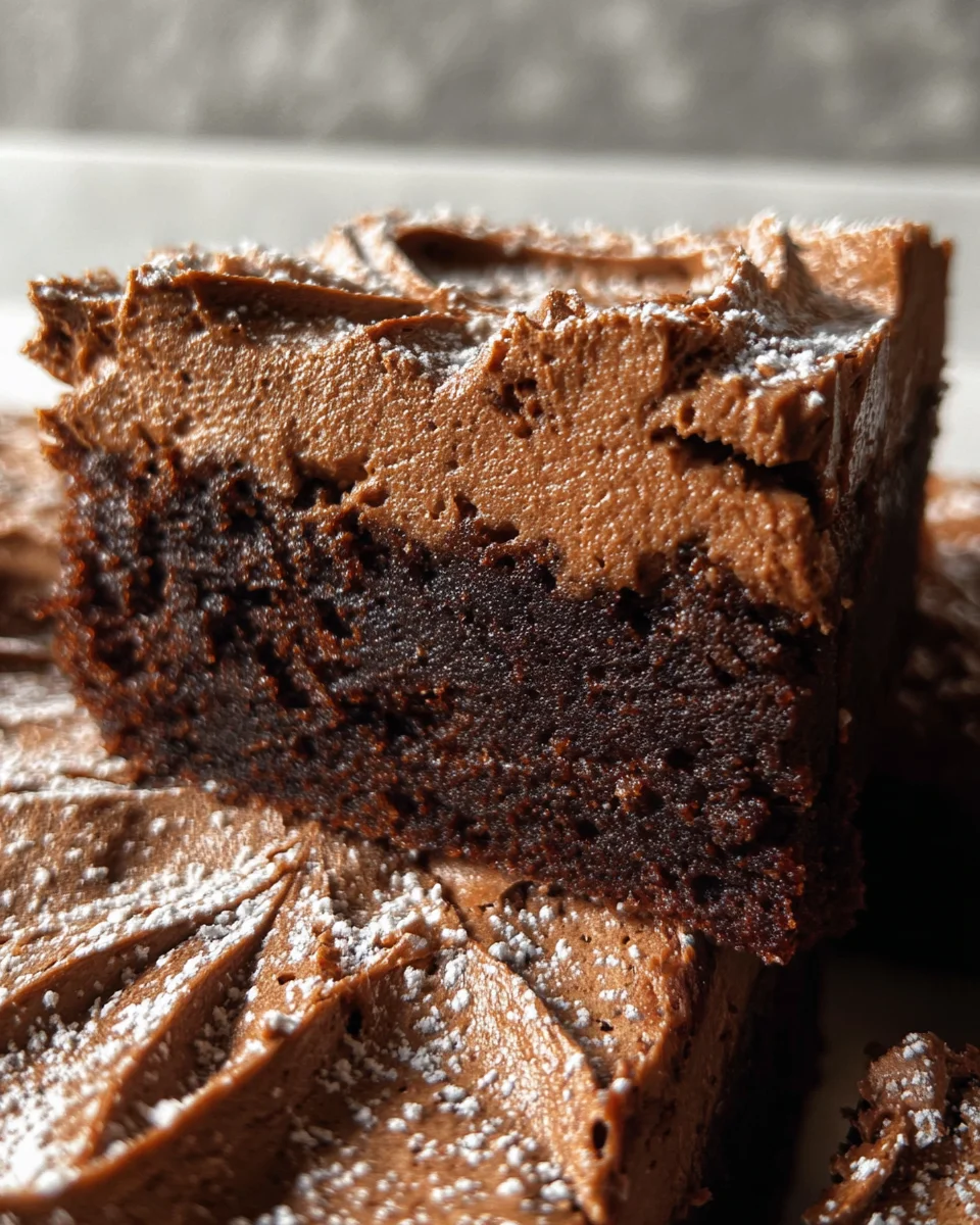 Chocolate Mousse Brownies Recipe 25 Chocolate