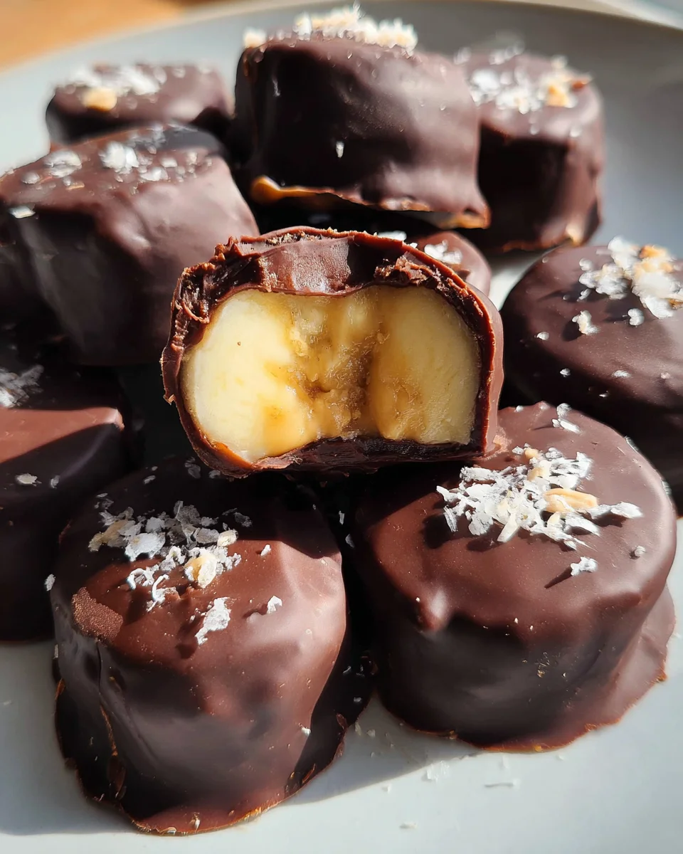 Chocolate Peanut Butter Banana Bites 15 Chocolate