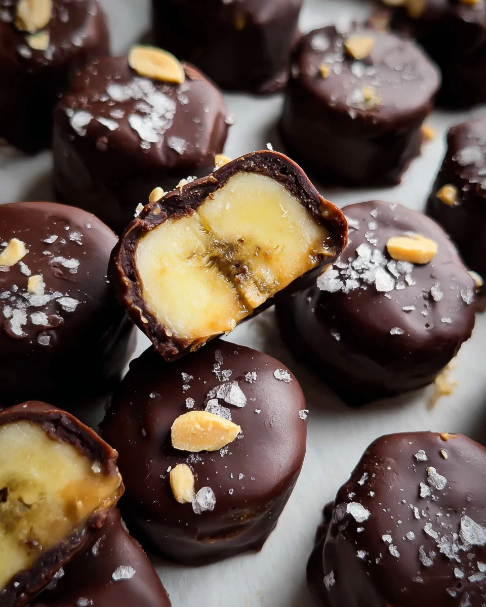 Chocolate Peanut Butter Banana Bites 16 Chocolate