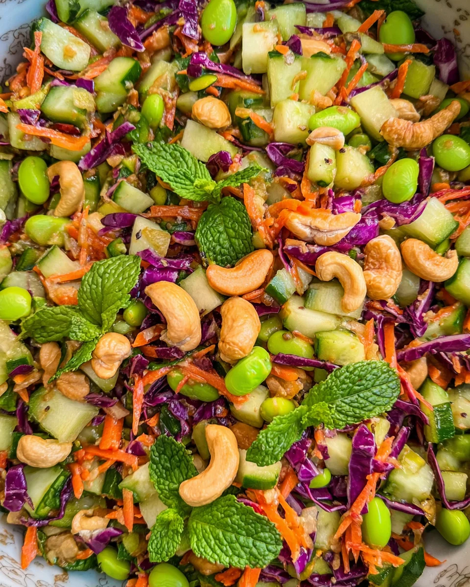 Chopped Asian Salad (Miso Dressing) 23 Chopped