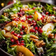 christmas salad with honey mustard dressing half baked harvest ingredients Christmas Salad with Honey Mustard Dressing Recipe: https://www. halfbakedharvest.com/christmas-salad/
