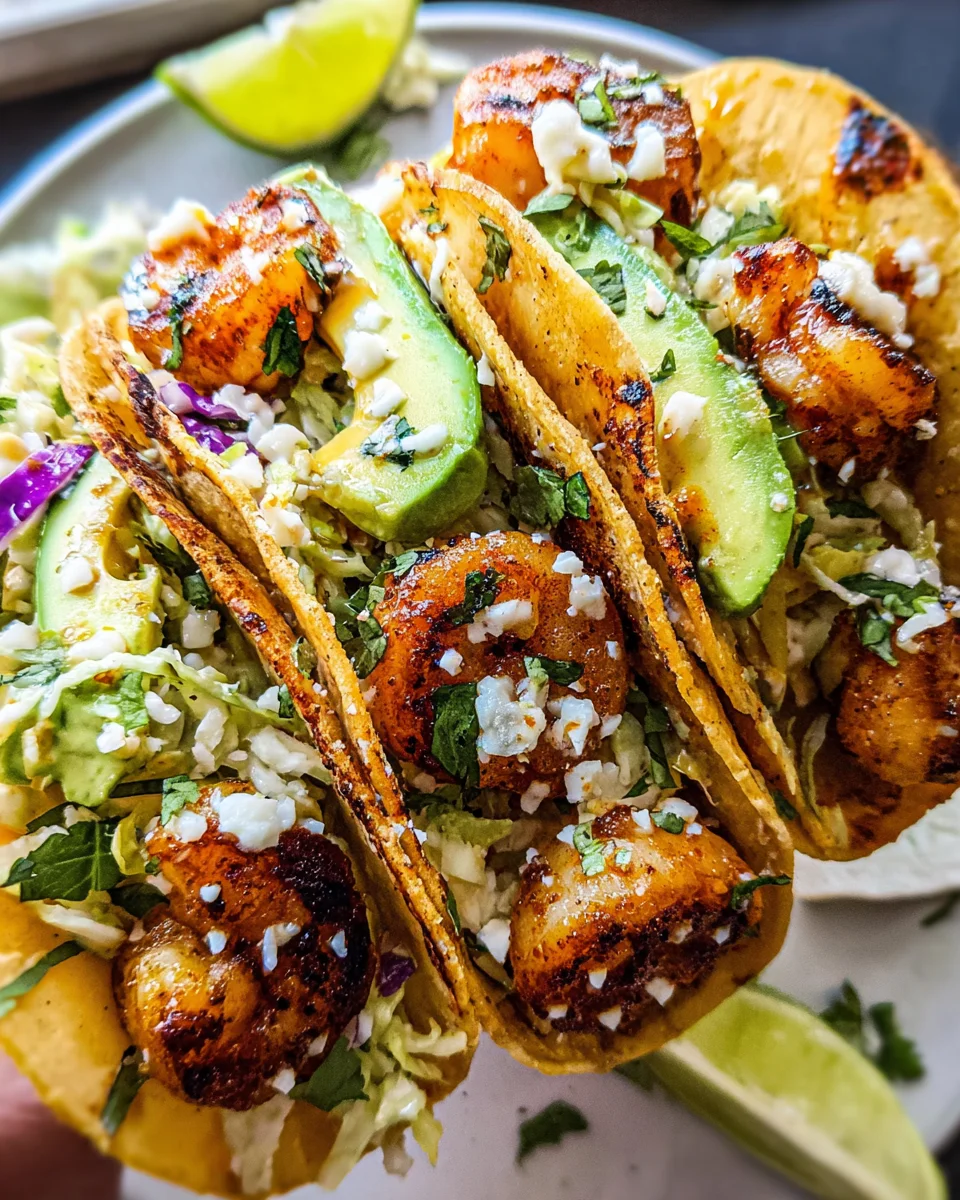 Cilantro Lime Shrimp Tacos with Creamy Slaw 19 Cilantro