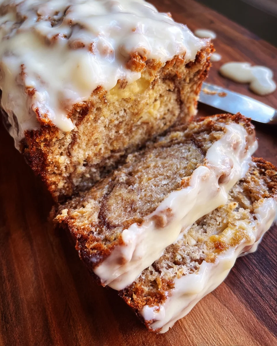 Cinnamon Roll Banana Bread 20 Cinnamon