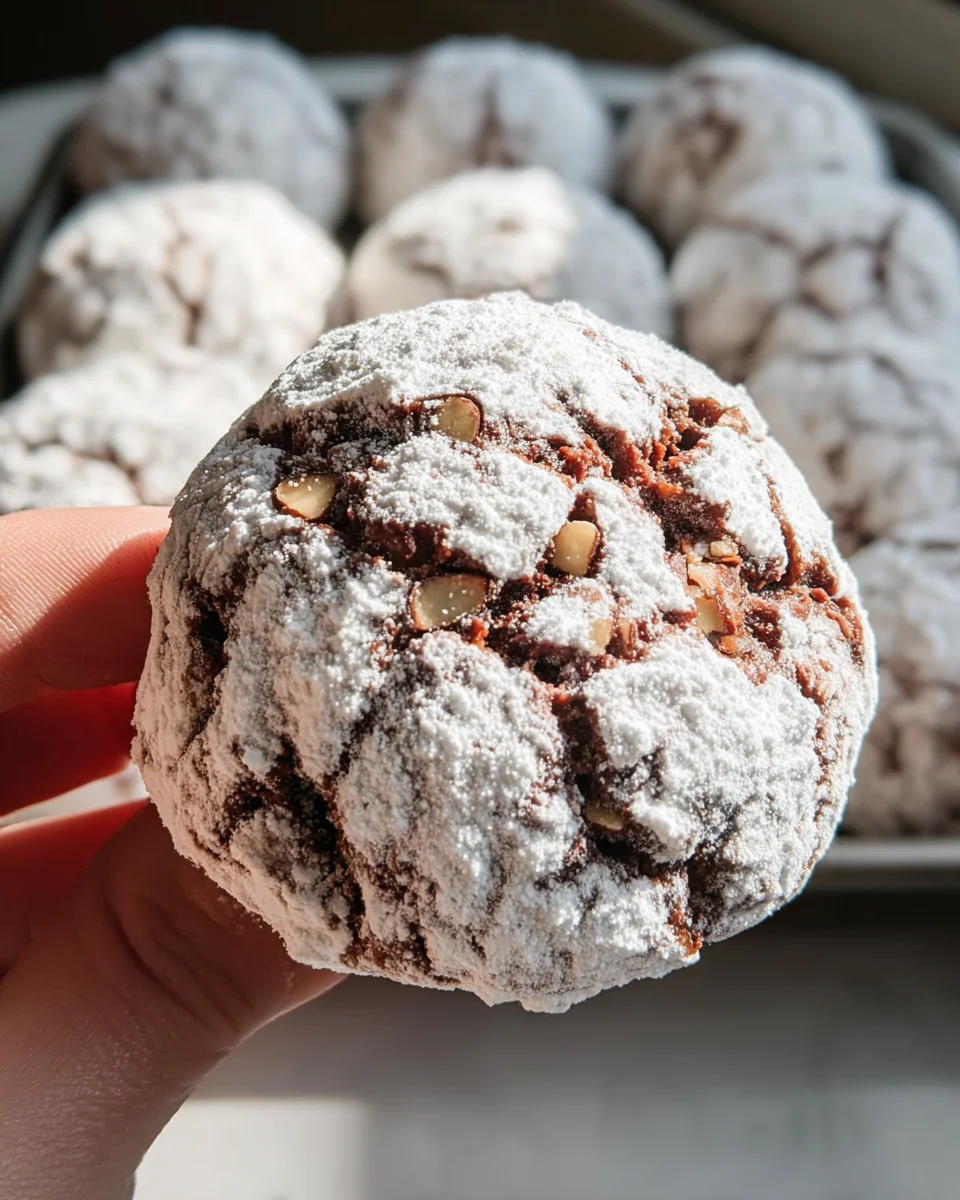 Classic Chocolate Snowball Cookies