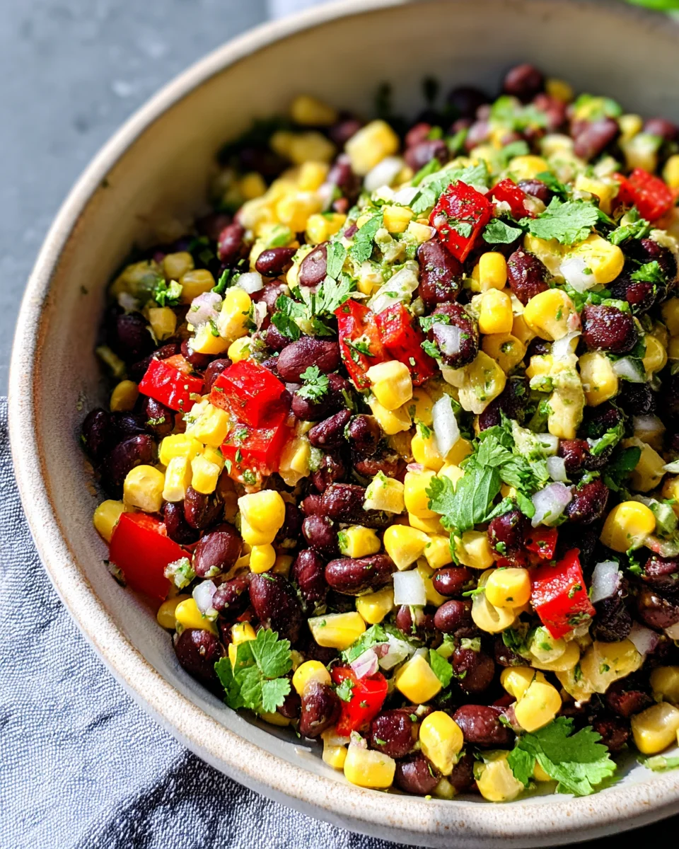 Corn and Black Bean Salad