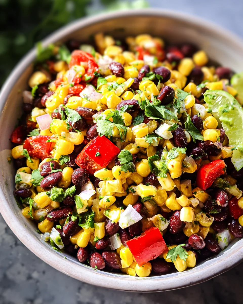 Corn and Black Bean Salad 18 Corn