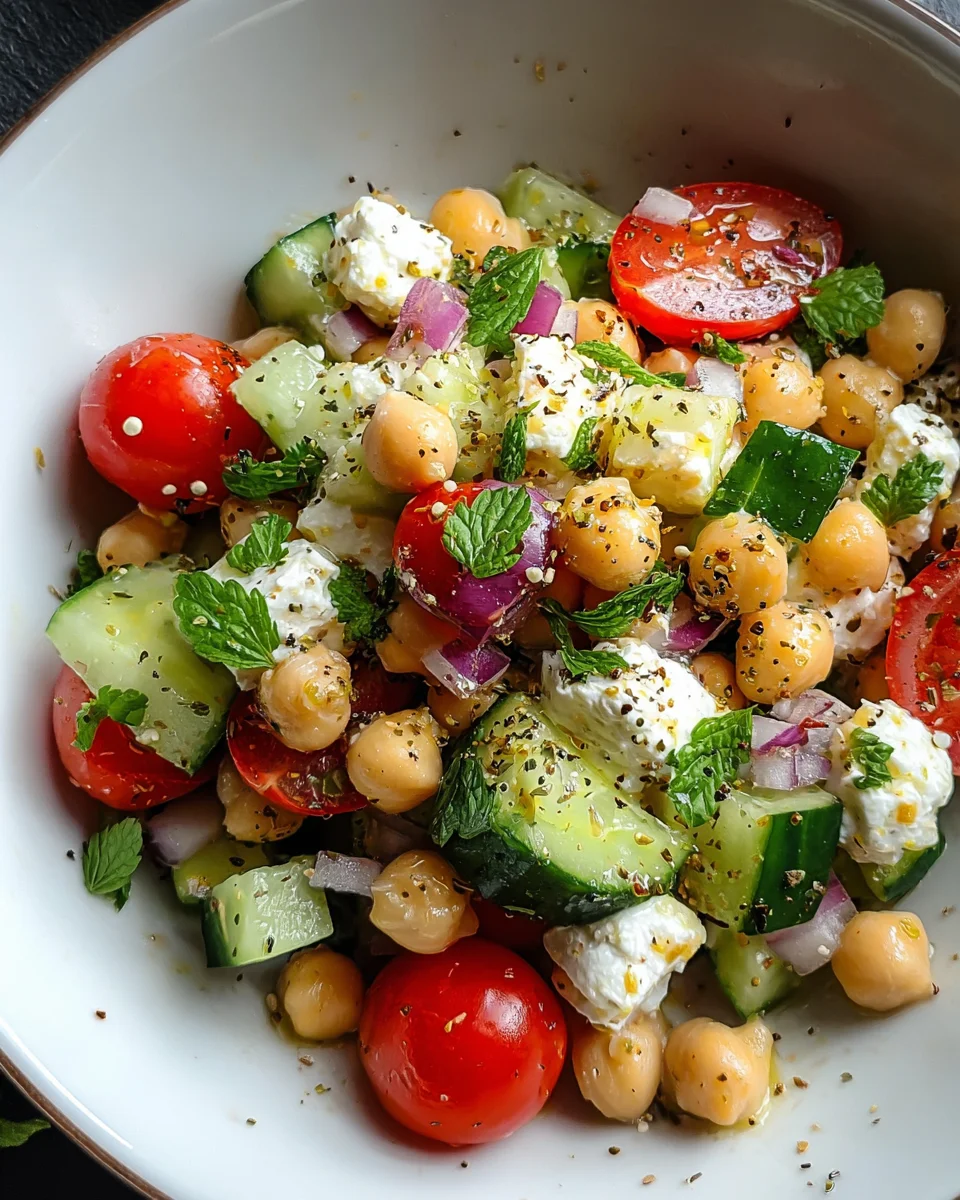 Cottage Cheese and Chickpeas Salad 21 Cottage