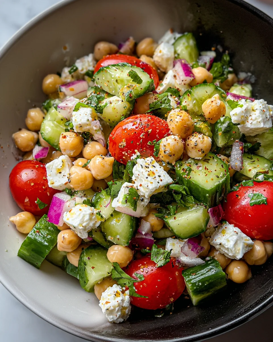 Cottage Cheese and Chickpeas Salad 22 Cottage