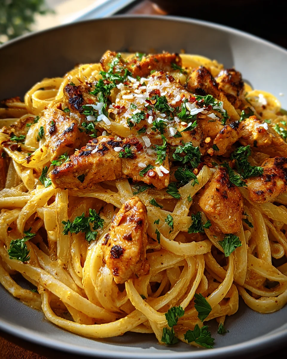 Cowboy Butter Chicken Linguine