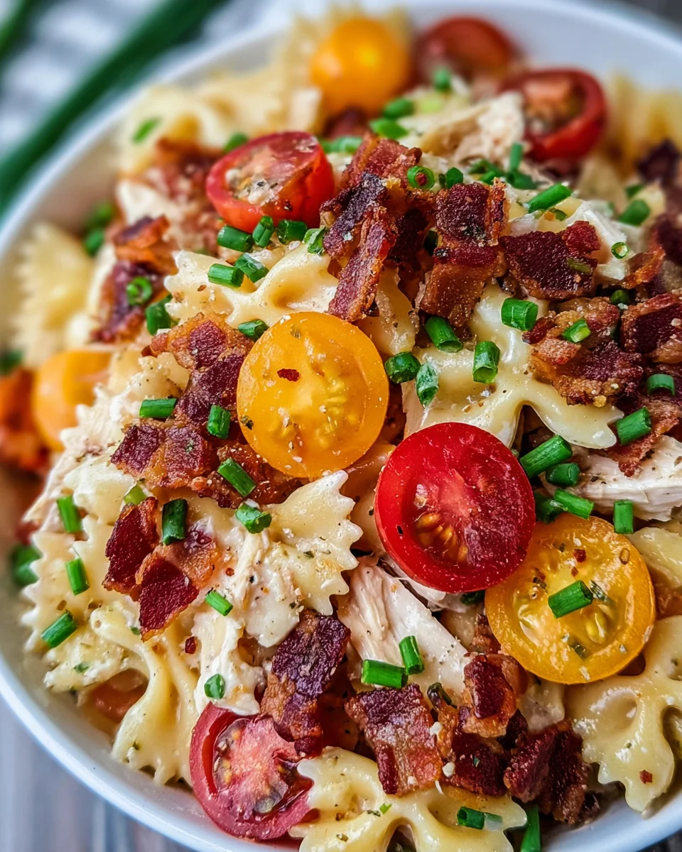 Crack Chicken Pasta Salad