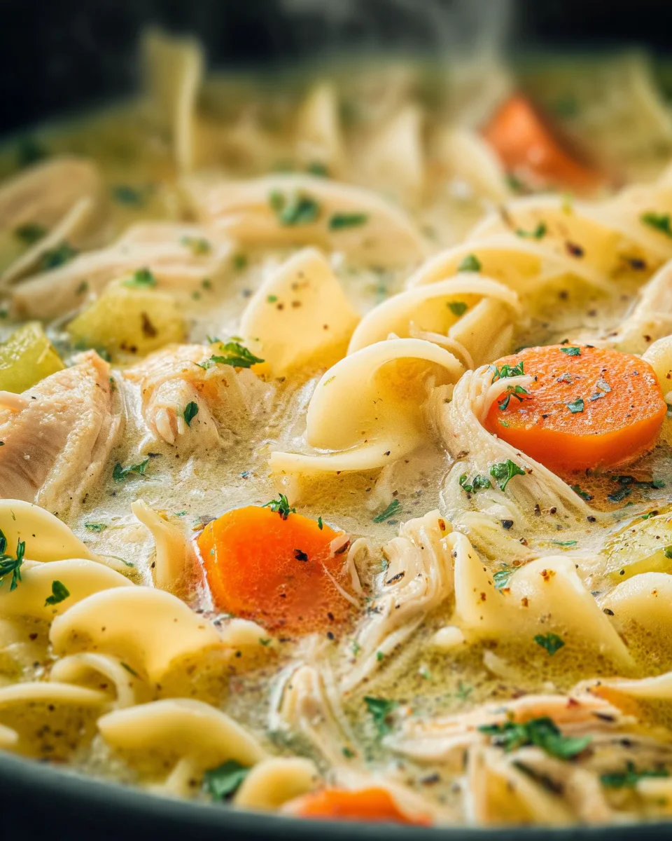Creamy Chicken Noodle Soup Recipe 27 Creamy