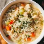Creamy Chicken and Rice Soup 24 Creamy Chicken and Rice Soup