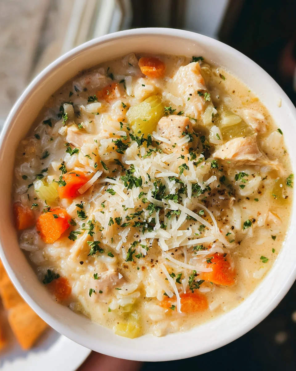 Creamy Chicken and Rice Soup