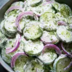 Creamy Cucumber Salad 19 Creamy Cucumber Salad