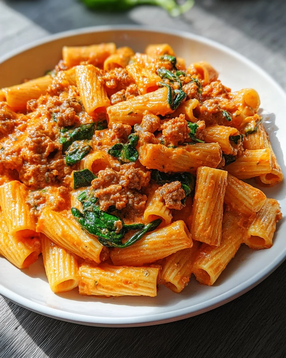 Creamy Sausage Rigatoni 20 Creamy