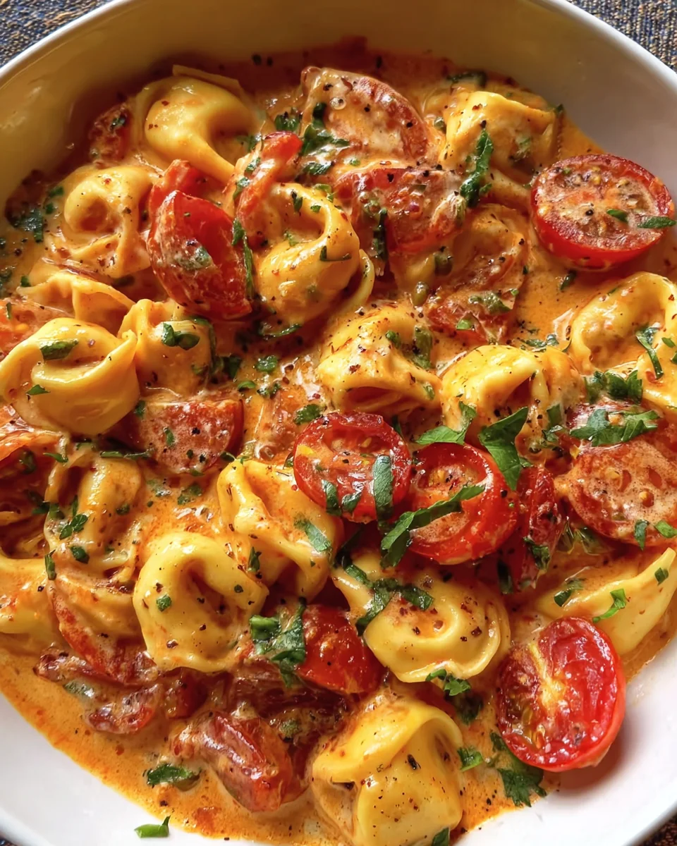 Creamy Tortellini with Tomatoes 23 Creamy