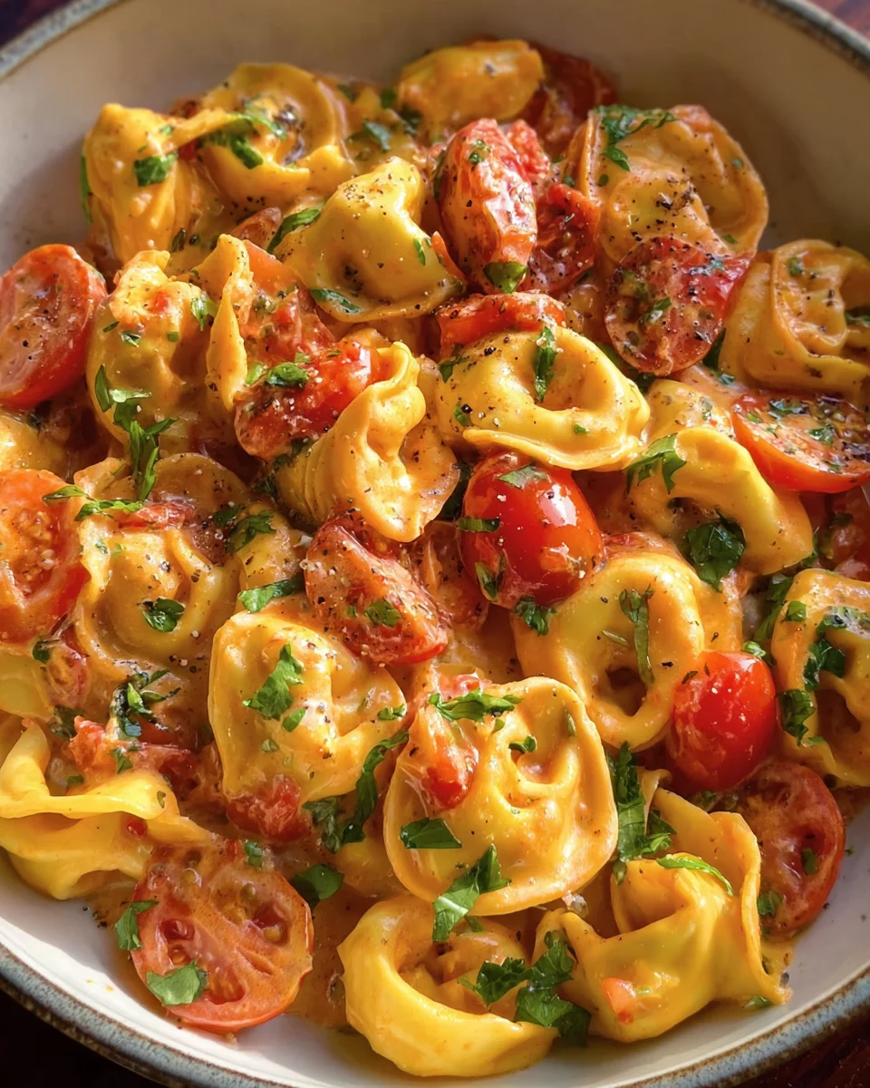 Creamy Tortellini with Tomatoes 24 Creamy