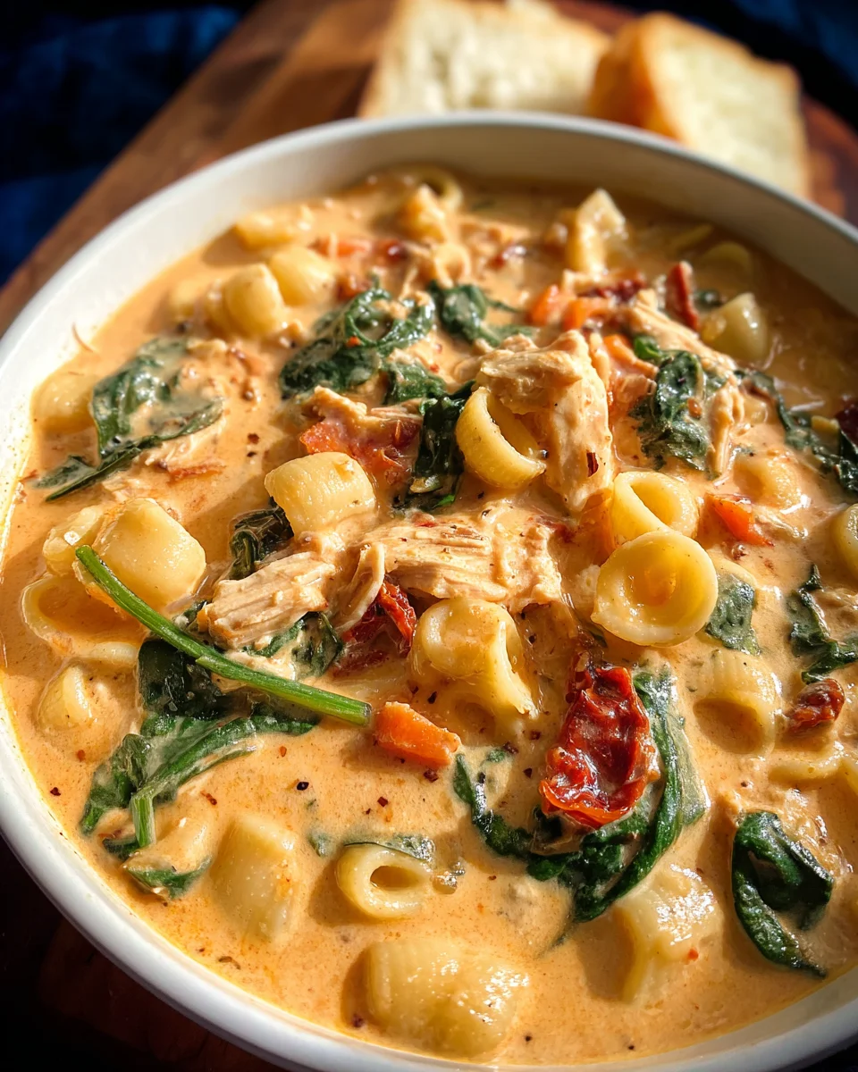 Creamy Tuscan Chicken Soup 23 Creamy