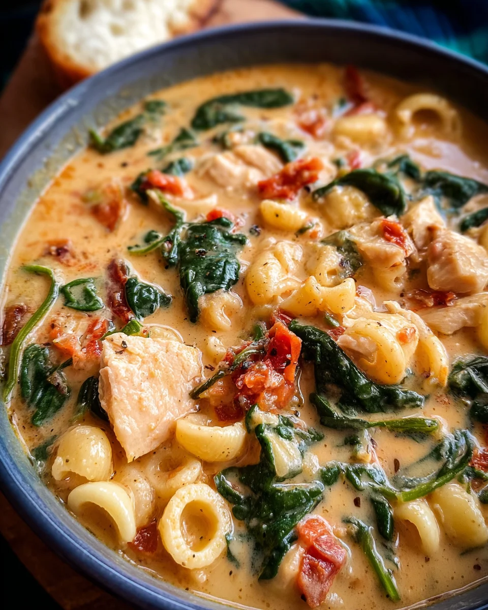 Creamy Tuscan Chicken Soup 24 Creamy