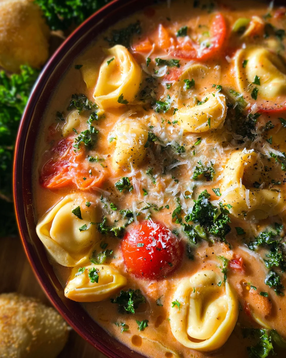 Creamy Tuscan Tortellini Soup 20 Creamy