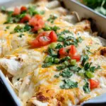 Creamy White Chicken Enchiladas