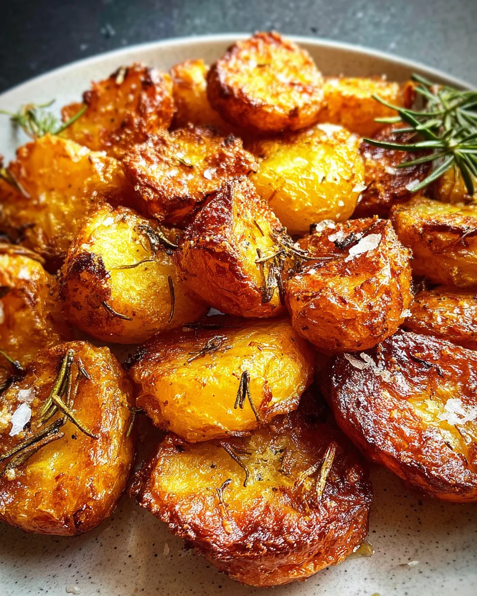 Crispy Roast Potatoes with Rosemary and Garlic - Whole30