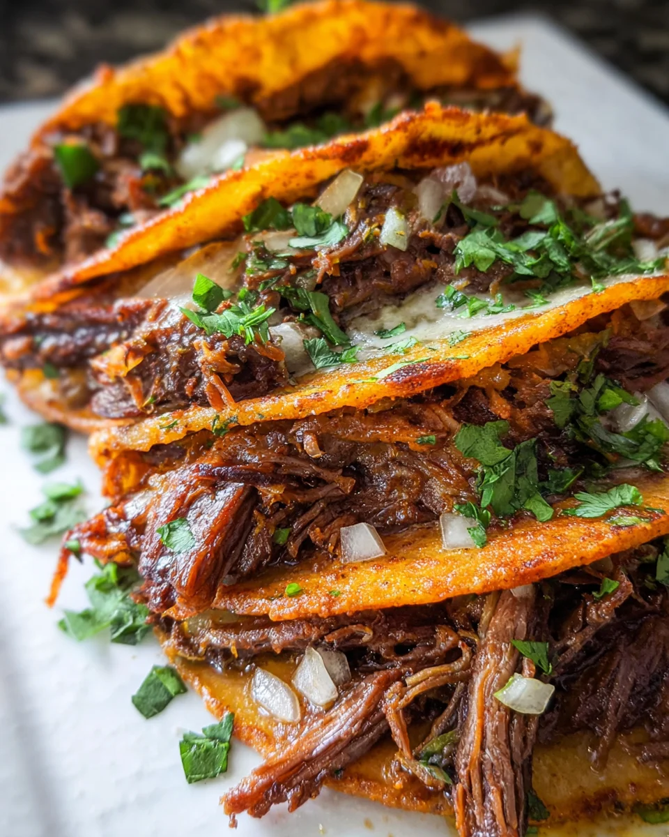 Crock Pot Birria Tacos