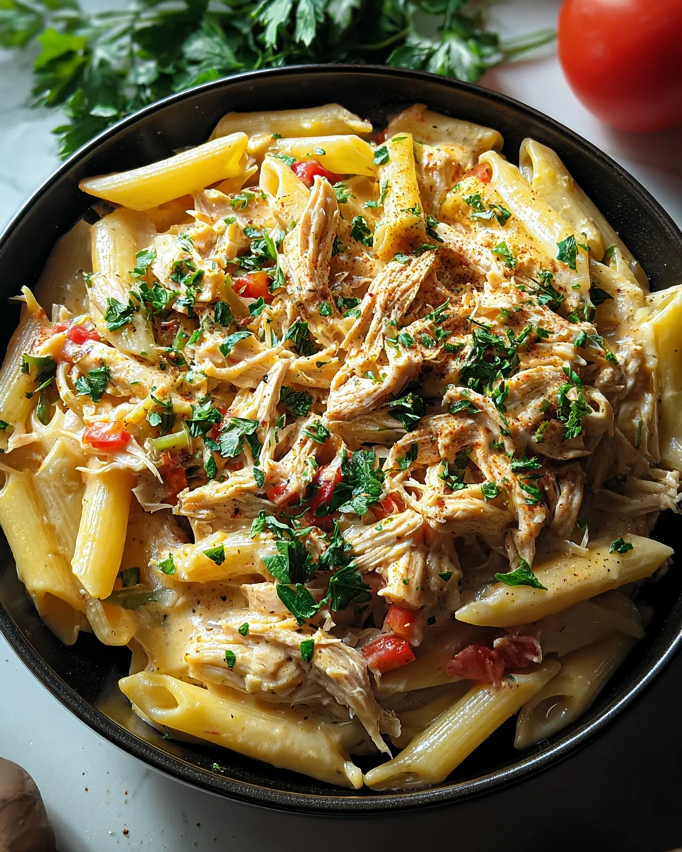 Crock Pot Creamy Cajun Chicken Pasta