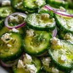 Cucumber Feta Salad 19 Cucumber Feta Salad