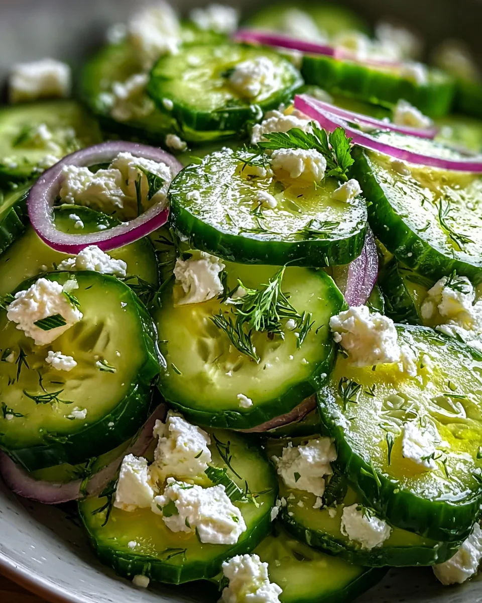 Cucumber Feta Salad