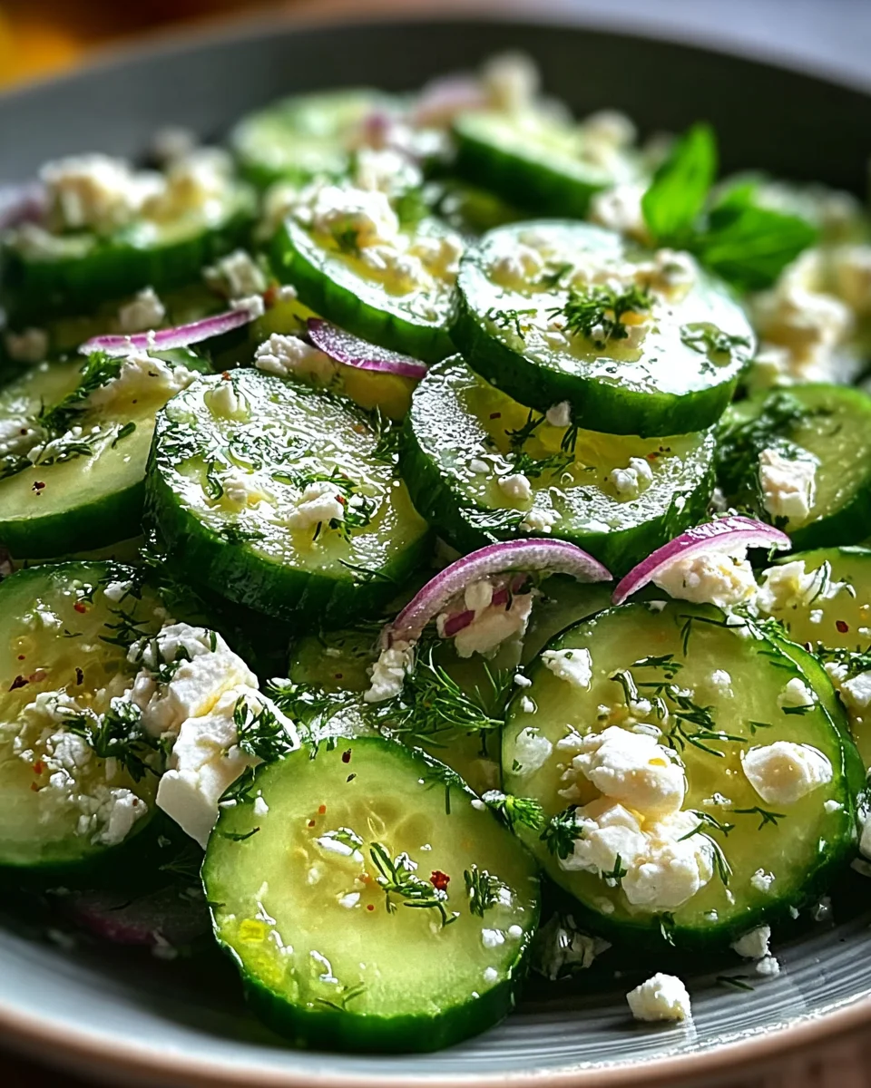 Cucumber Feta Salad 17 Cucumber