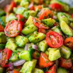 Cucumber Tomato Avocado Salad 18 Cucumber Tomato Avocado Salad