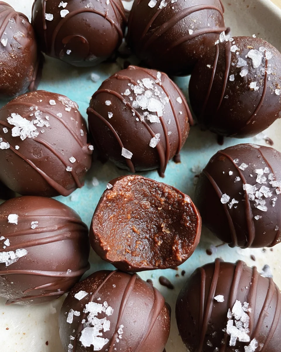 Dark Chocolate Protein Balls (No Bake, Low Carb) 21 Dark