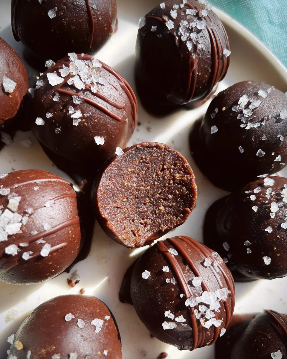 Dark Chocolate Protein Balls (No Bake, Low Carb) 22 Dark