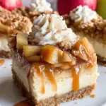 Easy Caramel Apple Cheesecake Bars