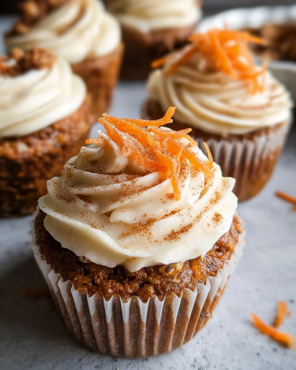 Easy Carrot Cake Cupcakes