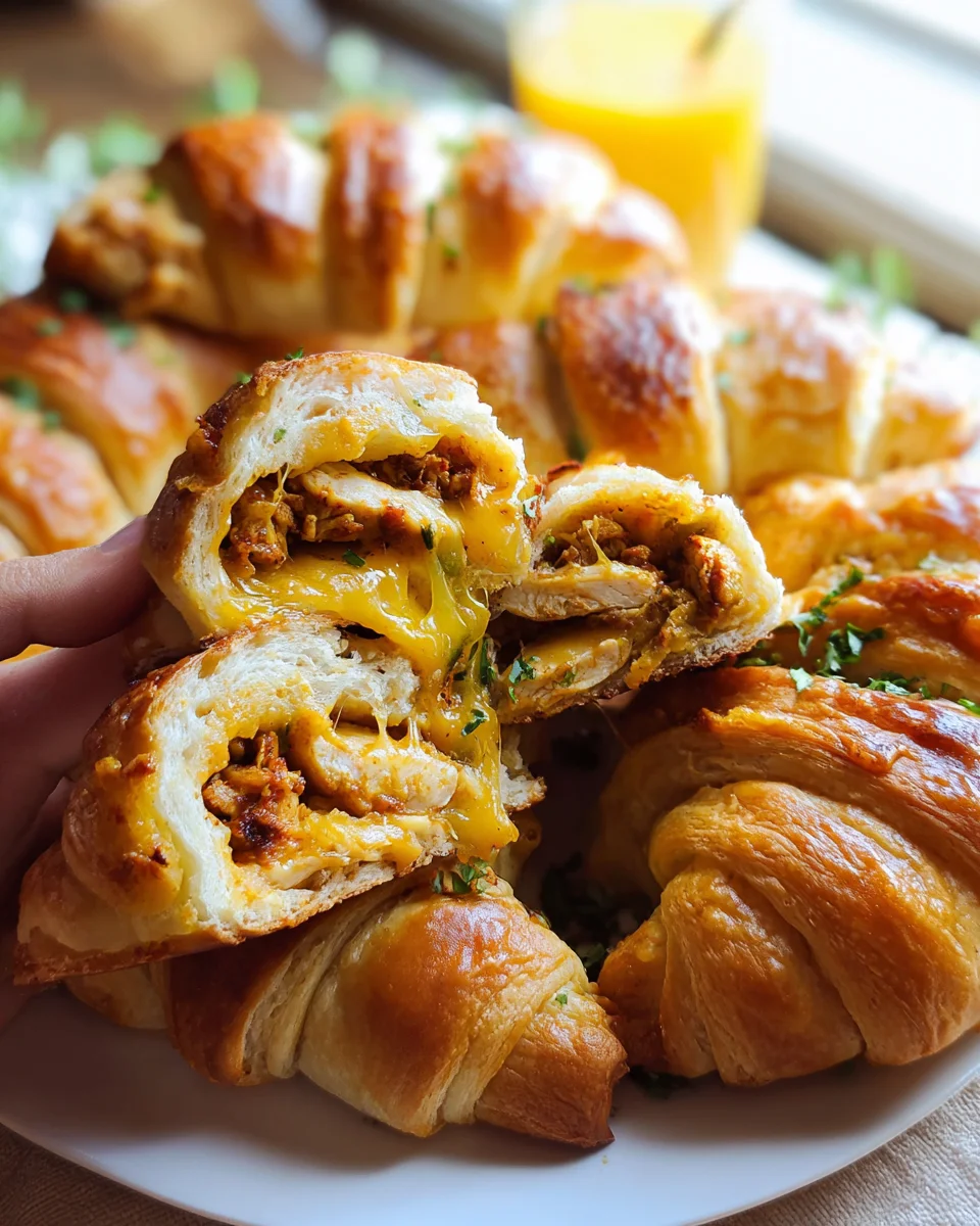 Easy Cheesy Chicken-Filled Crescents