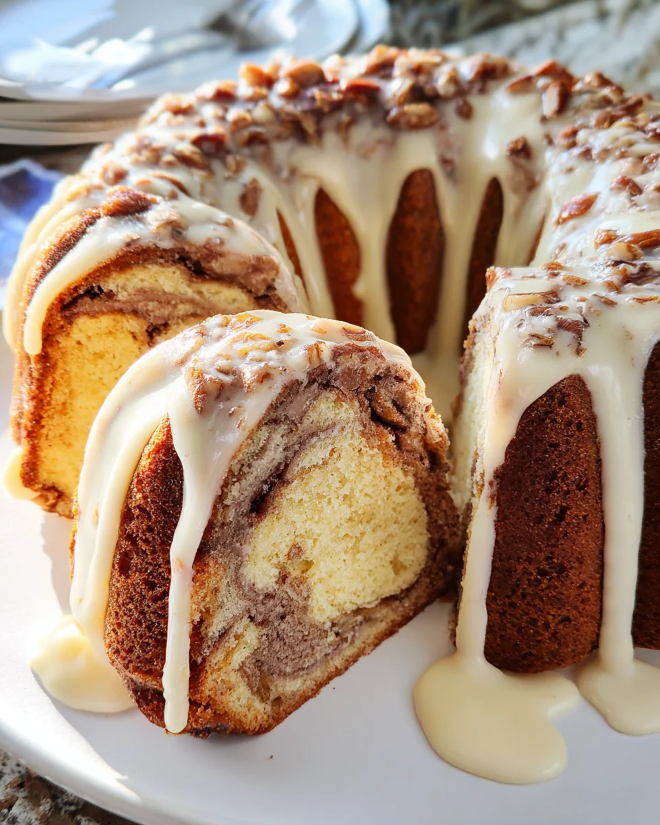 Easy Cinnamon Roll Bundt Cake
