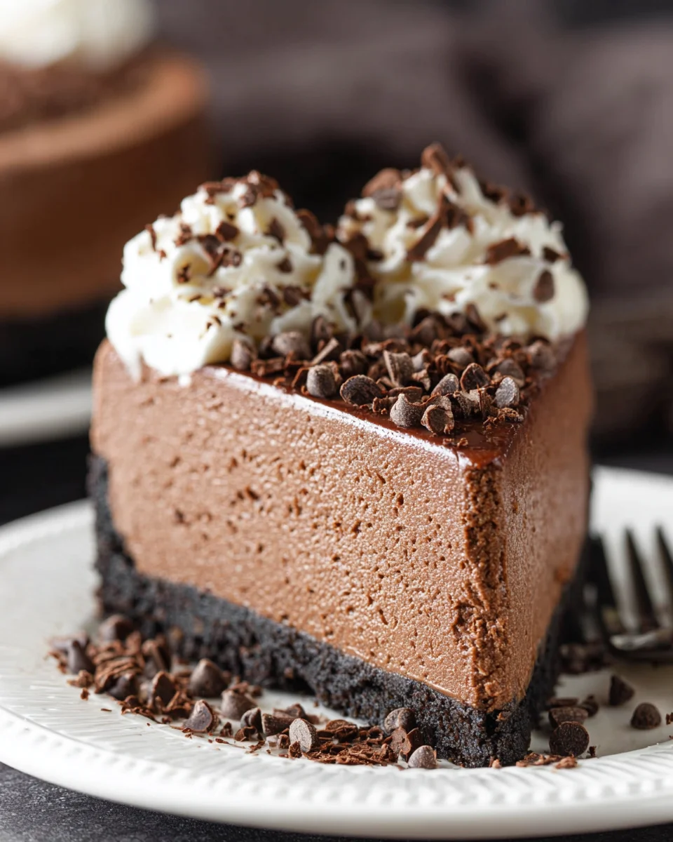 Easy No Bake Chocolate Cheesecake 23 Easy