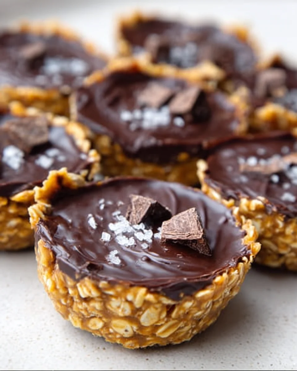 Easy No Bake Peanut Butter Oat Cups 19 Easy