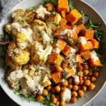 Easy Nourish Bowl Recipe with Tahini Yogurt Dressing