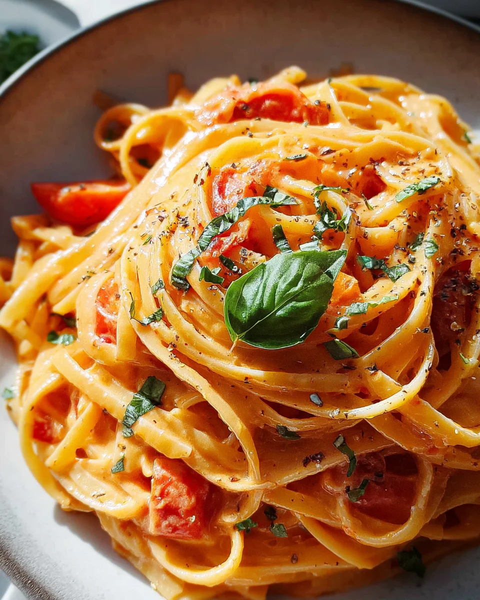 Easy One Pot Creamy Tomato Pasta