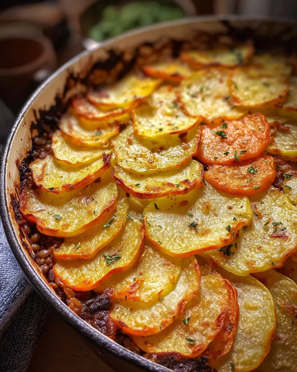 Easy Vegan Hotpot with Lentils