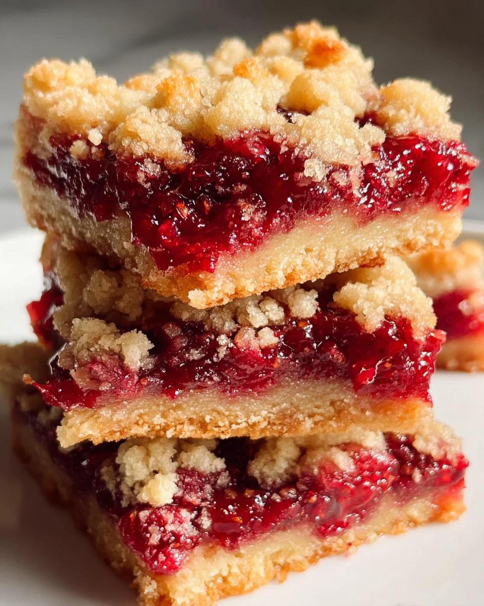 Fabulous Five Ingredient Raspberry Bars 17 Fabulous