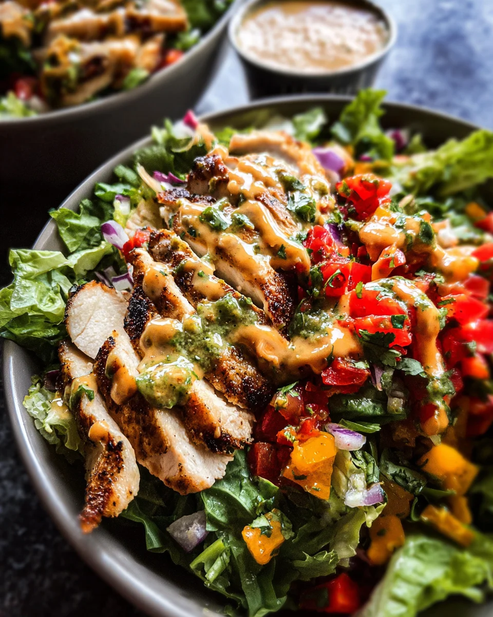 Fiesta Ranch Salad with Salsa Verde Chicken 14 Fiesta