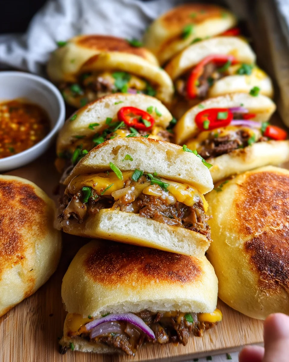 Fluffy Pan Bread With Beef