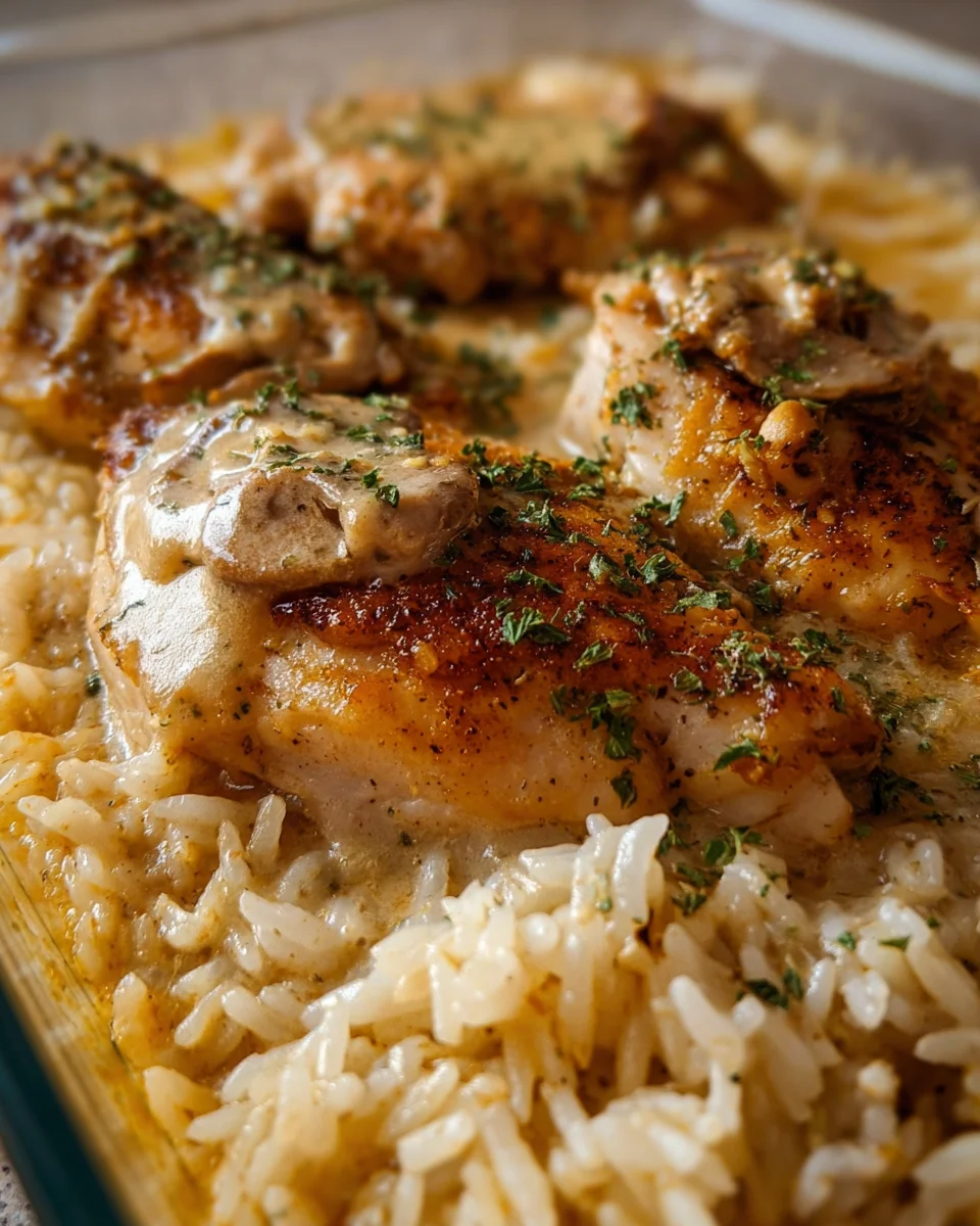Forgotten Chicken and Rice