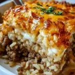 French Onion Ground Beef and Rice Casserole 23 French Onion Ground Beef and Rice Casserole