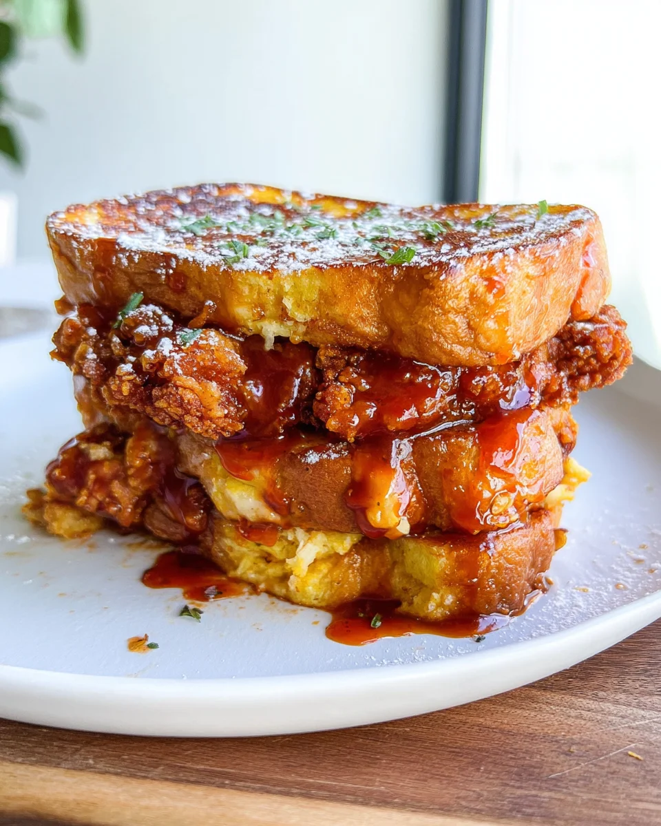 French Toast Fried Chicken Sandwich 33 French
